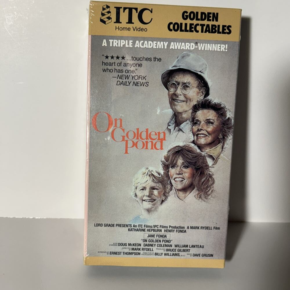 On Golden Pond VHS ITC Golden Collectables Katharine Hepburn‎ Henry Fonda Sealed